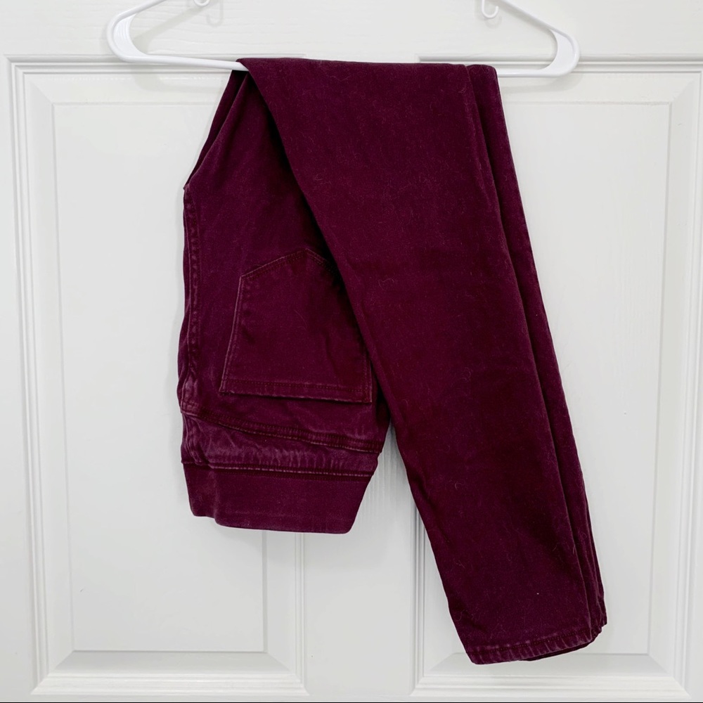 🌿 Old Navy Burgundy Rockstar Jeggings
